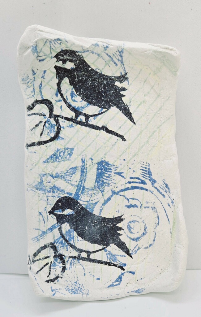 Grey/Blue Ceramic Bowl